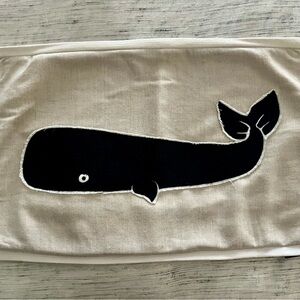 Decorative Whale Design 24(L)x14(H)  Pillow Cover